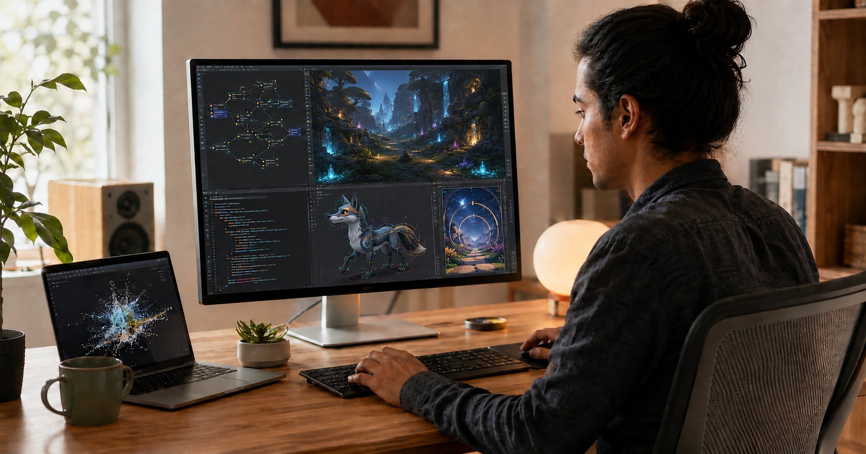 An Integem student learning through a personalized AI and game-design project
